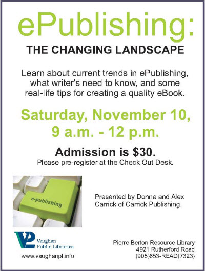 Vaughan-epublishing the changing landscape flyer